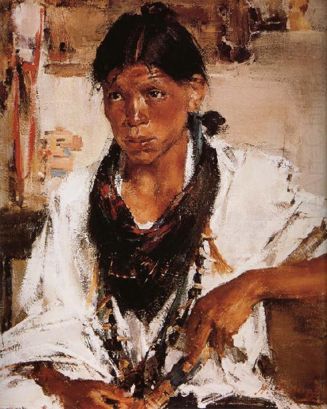 Nikolay Fechin Indian Boy china oil painting image
